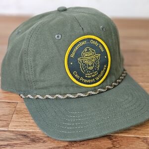 Smokey Bear Green Cap with Yellow Patch